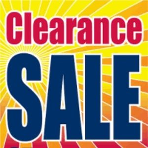 Clearance! Lowest prices—-$3 Clearance SALE!
